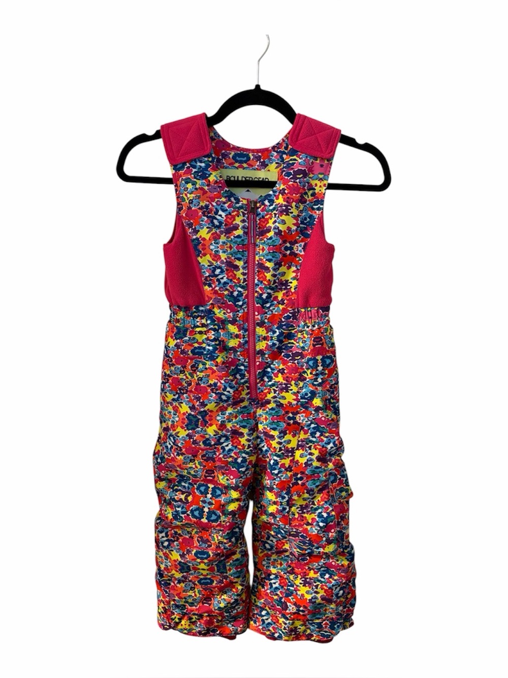 Boulder Gear Snow Bib Insulated Ski Snowboard Overall Size 4 Pink Girls Pants
